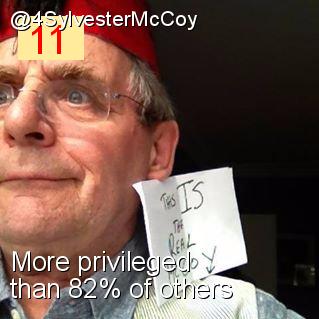 Intersectionality Score for @4SylvesterMcCoy